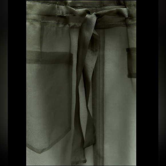 ZARA PRINTED ORGANZA DRESS - Picture 5 of 5